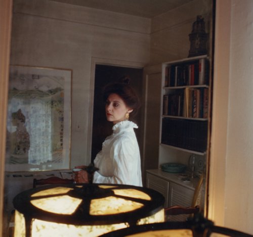 Claire Khalil in 1993, New York City with 'Sun Valley and the Janss Collection with Dove'. Photography by Richard Schulman.