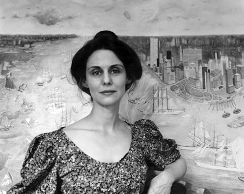 Claire Khalil in 1979, New York City with 'Tall Ships, New York City, July 4, 1976. Photography by Laura Rosen. Claire Khalil in 1979, New York City with 'Tall Ships, New York City, July 4, 1976. Photography by Laura Rosen.