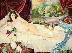 Madame "K" as Danae